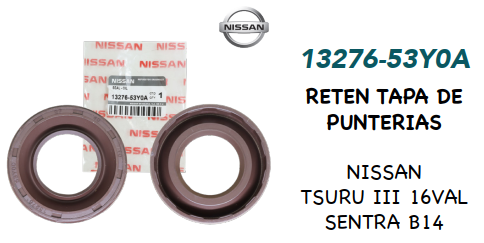 RETEN TAPA PUNTERIAS TSURU III 1.6 1992-2017  SENTRA 1996-2000