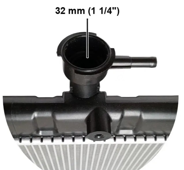 RADIADOR AGUA VERSA 1.6 2020-2025 CON/SIN AIRE TRANSMISION MANUAL SOLDADO