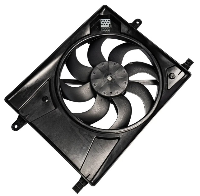 MOTOVENTILADOR COMPLETO  AVEO 1.5 2018-2023 CON TOLVA 8 ASPAS CON /SIN AIRE CON RESISTENCIA   3 PINES TRANS ESTÁNDAR