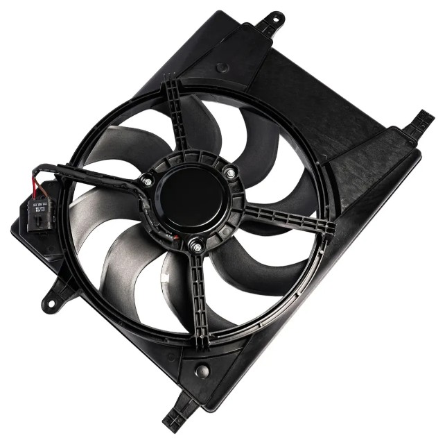 MOTOVENTILADOR COMPLETO  AVEO 1.5 2018-2023 CON TOLVA 8 ASPAS CON /SIN AIRE CON RESISTENCIA   3 PINES TRANS ESTÁNDAR