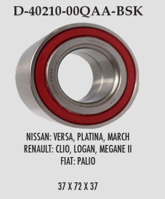 BALERO RUEDA DELANTERA PLATINA 1.6 2002-2010