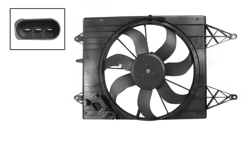 MOTOVENTILADOR GOL 1.6 2009-2020 KABUTO / BERG